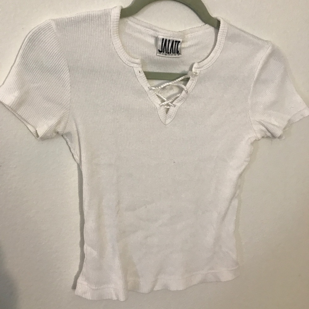 White Crop Top
